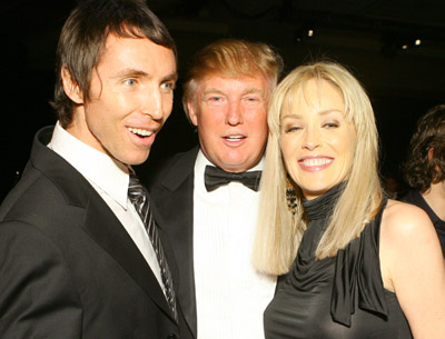 Sharon Stone, Donald Trump and Steve Nash