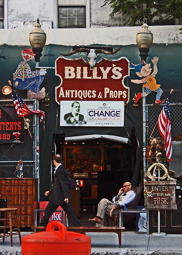 Billy's Antiques and Props: Location of Dirty Old Town and Don Peyote.