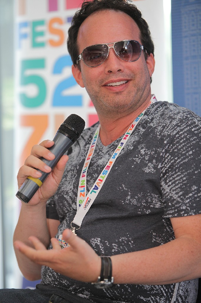 Michael Jay at Zlin Film Festival press conference, Czech Republic, June 2012