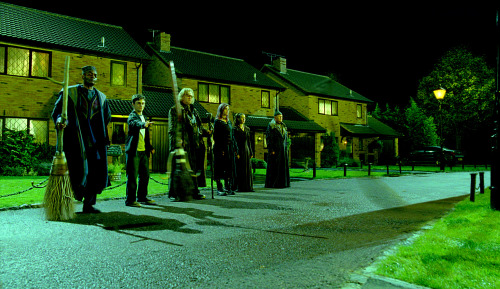 Still of Brendan Gleeson, George Harris, Daniel Radcliffe and Natalia Tena in Haris Poteris ir Fenikso brolija (2007)
