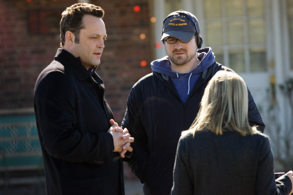 Still of Vince Vaughn, Reese Witherspoon and Seth Gordon in Four Christmases (2008)