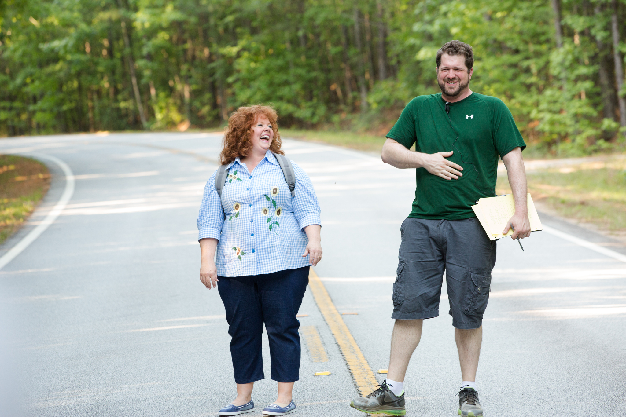 Still of Melissa McCarthy and Seth Gordon in Tapatybes vagile (2013)