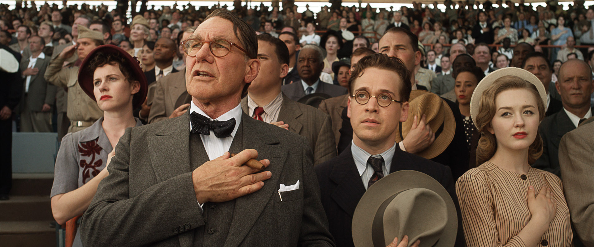 Still of Harrison Ford and T.R. Knight in 42 (2013)