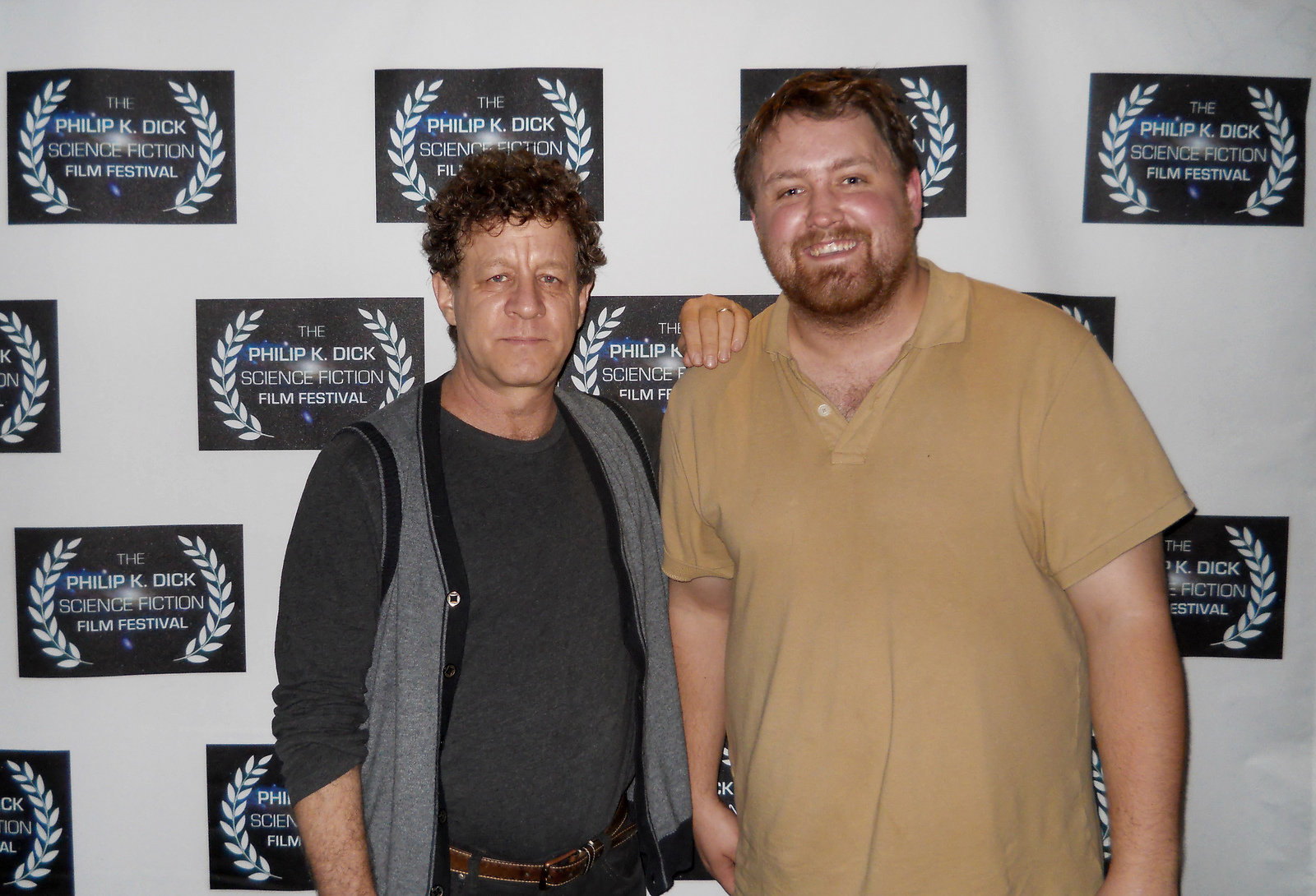 Dan Shor & Eric Norcross at the Philip K. Dick Sci-Fi Film Festival screening of LIPSTICK LIES Dec 9, 2012.