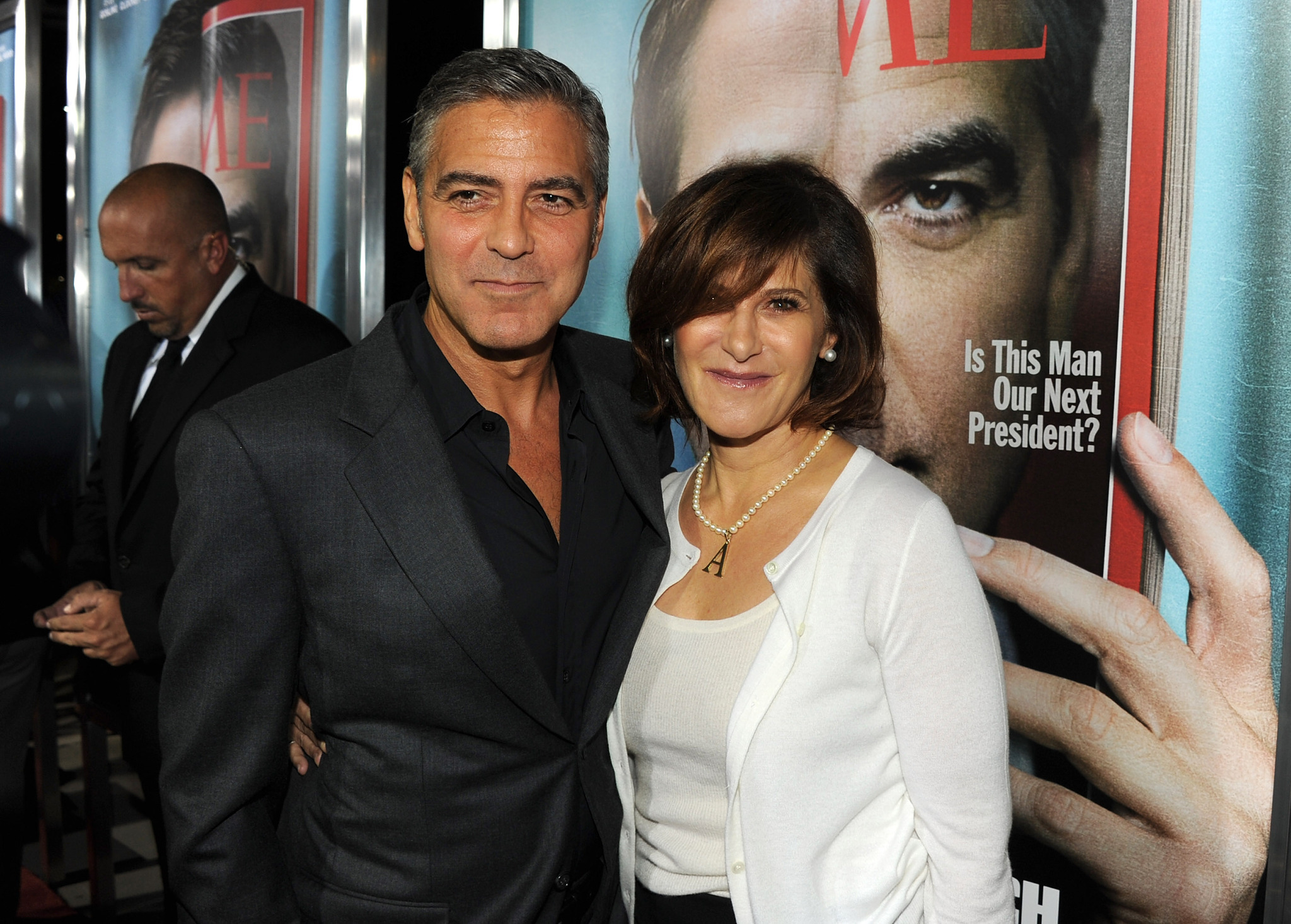 George Clooney and Amy Pascal at event of Purvini zaidimai (2011)