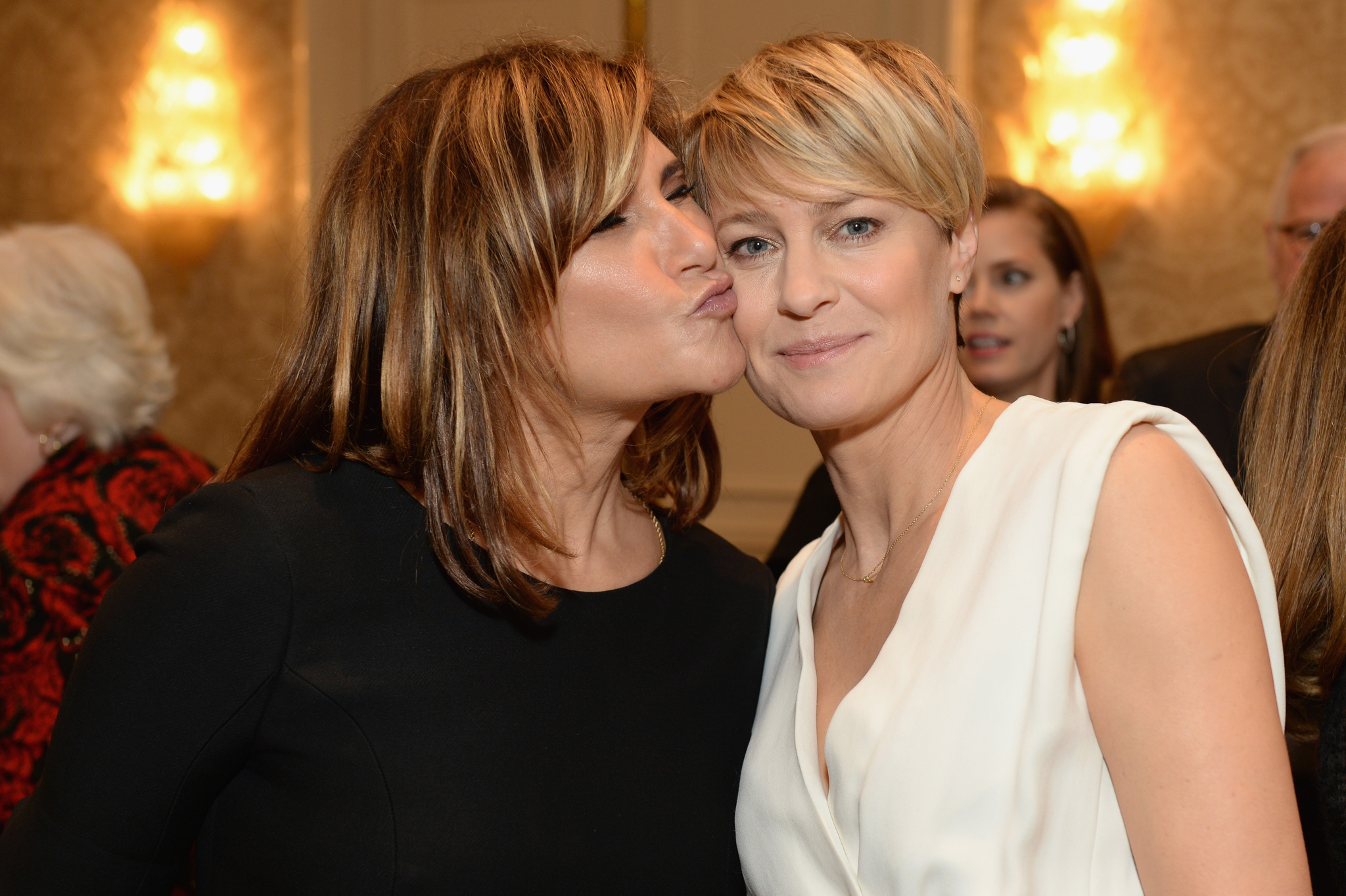 Robin Wright and Amy Pascal