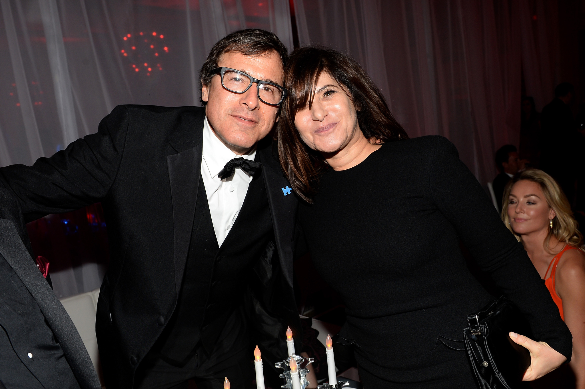 David O. Russell and Amy Pascal