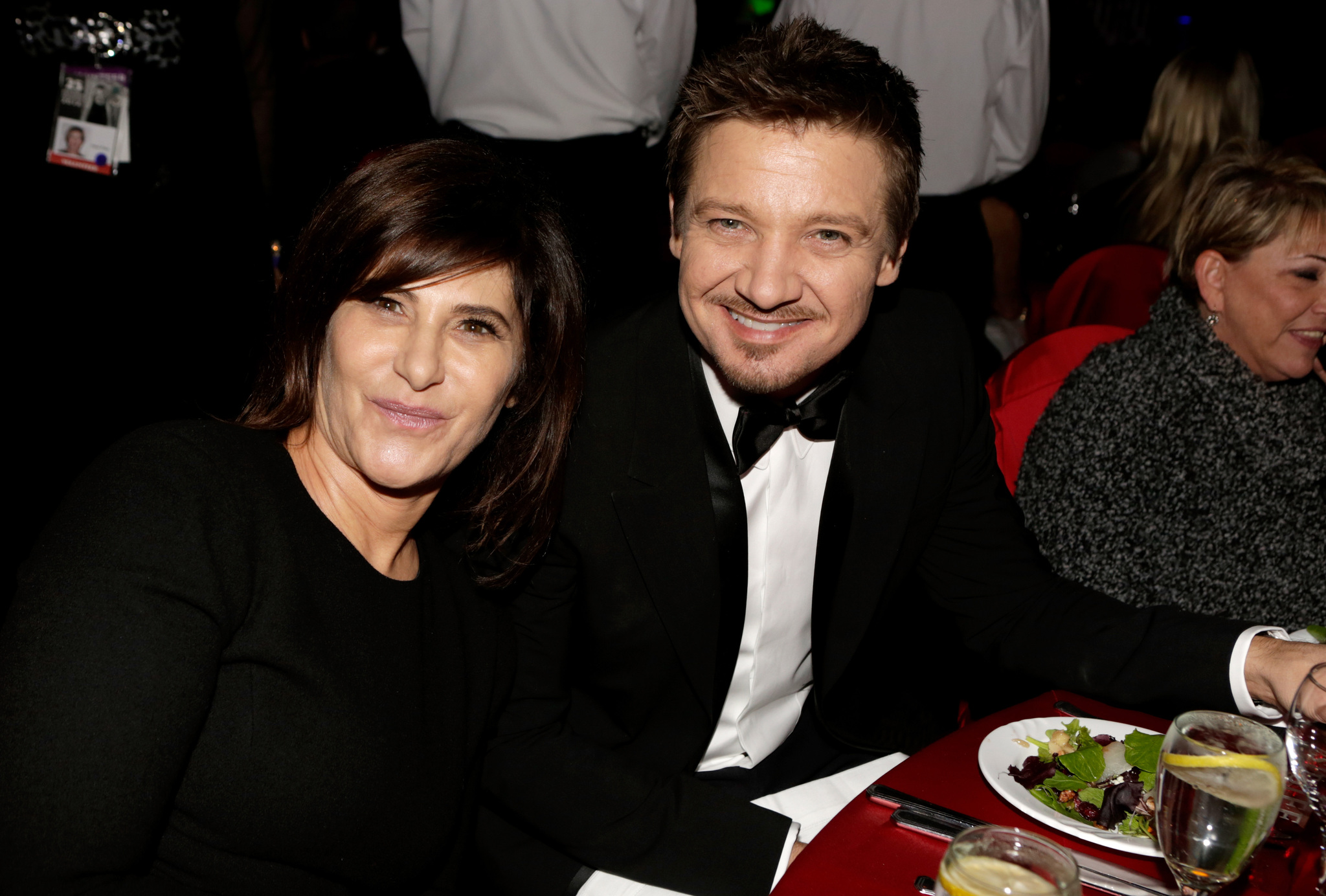Jeremy Renner and Amy Pascal