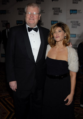 Amy Pascal and Howard Stringer
