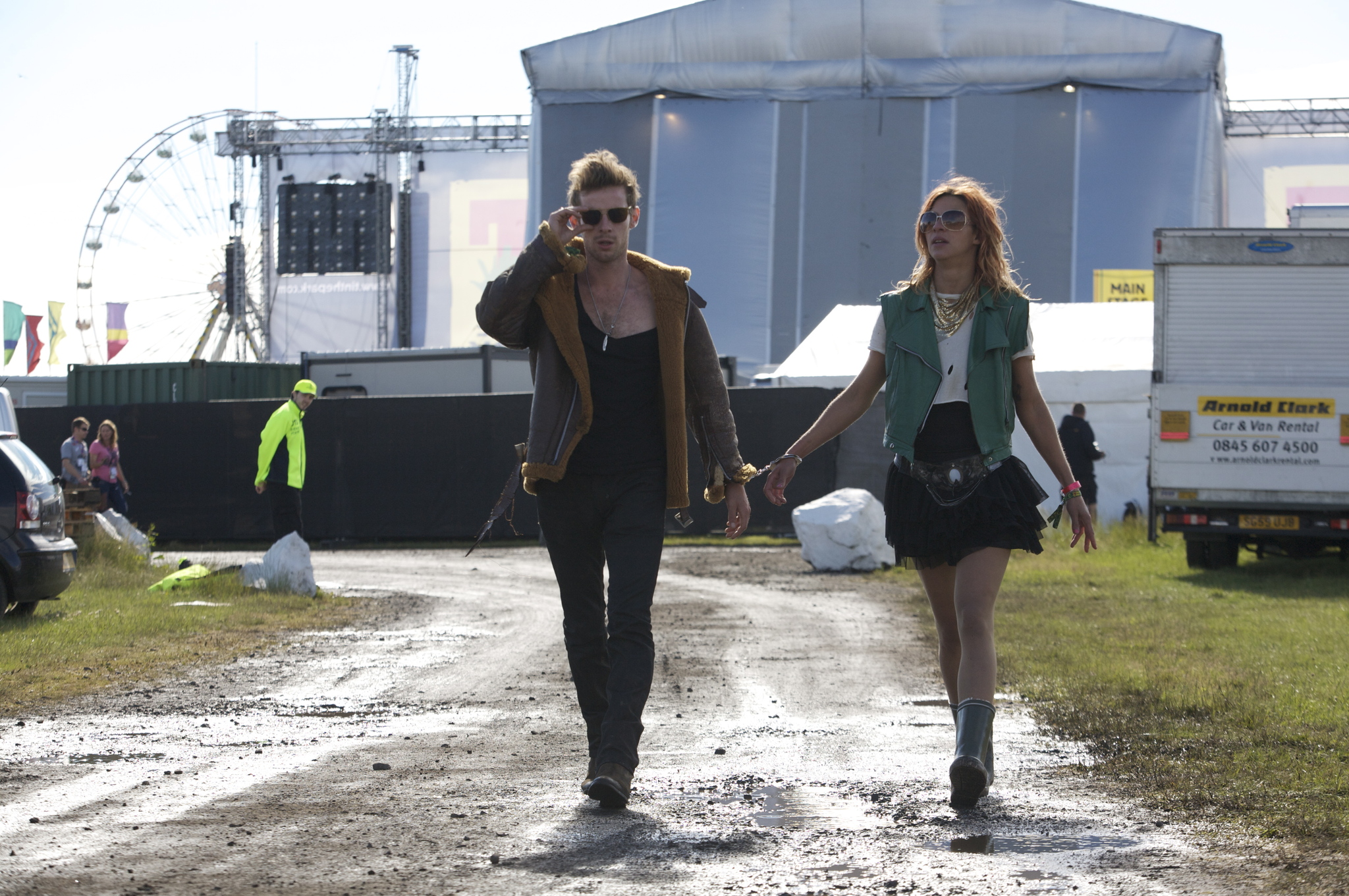 Still of Natalia Tena and Luke Treadaway in You Instead (2011)