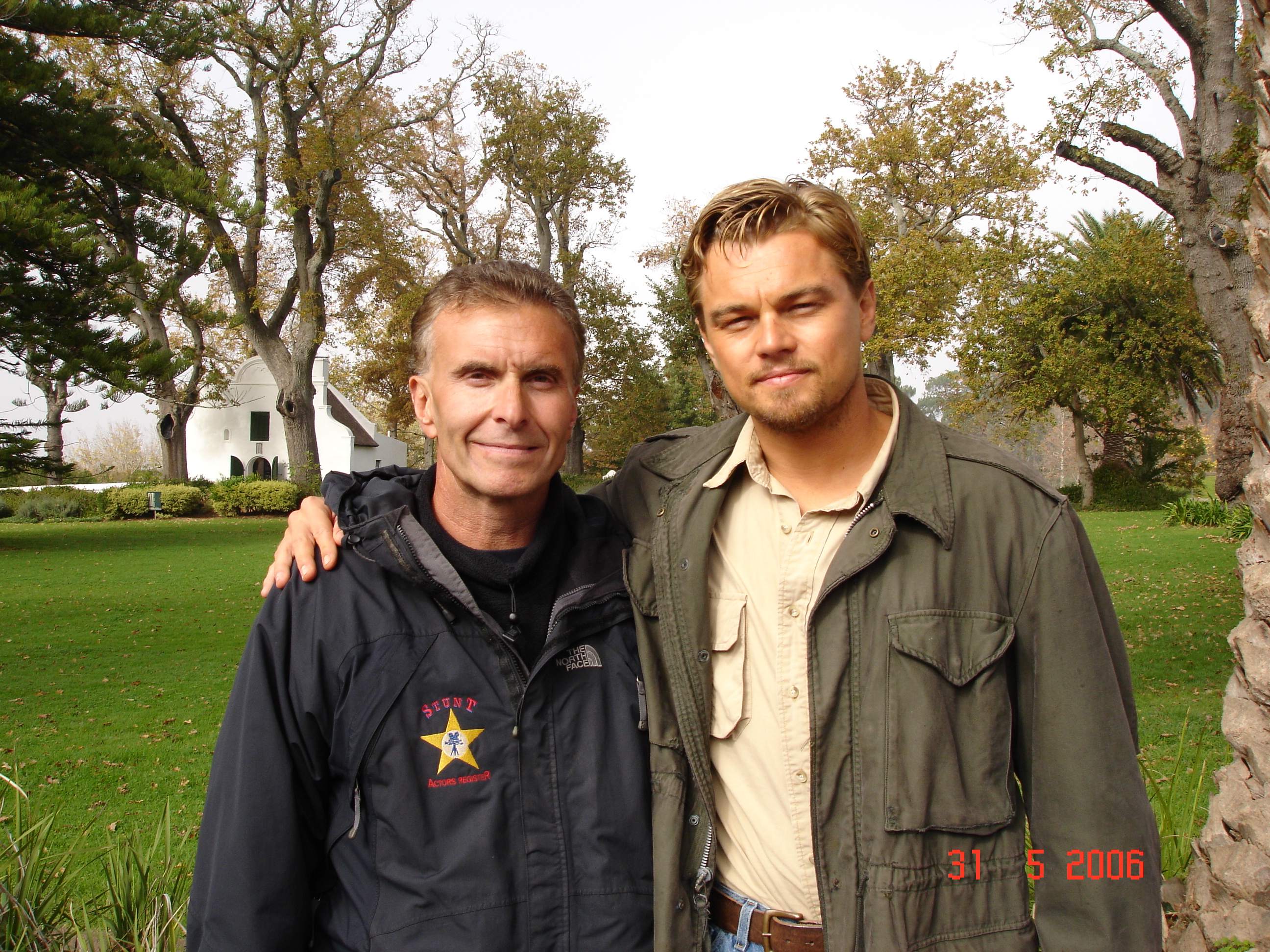 Blood Diamonds - Military Advisor, filming with Leonardo Dicaprio