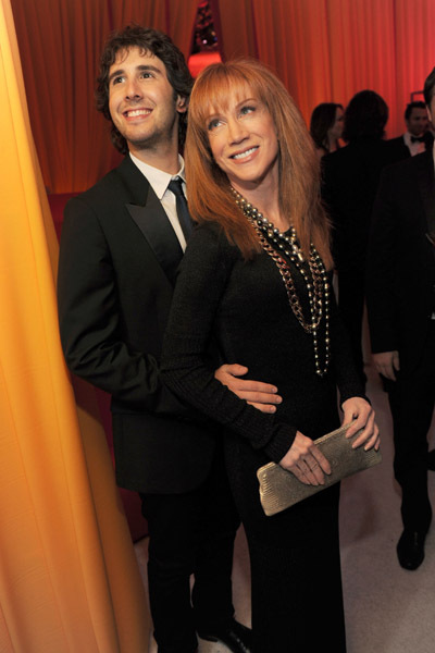 Kathy Griffin and Josh Groban at event of The 82nd Annual Academy Awards (2010)