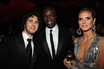 Heidi Klum, Seal and Josh Groban at event of The 80th Annual Academy Awards (2008)