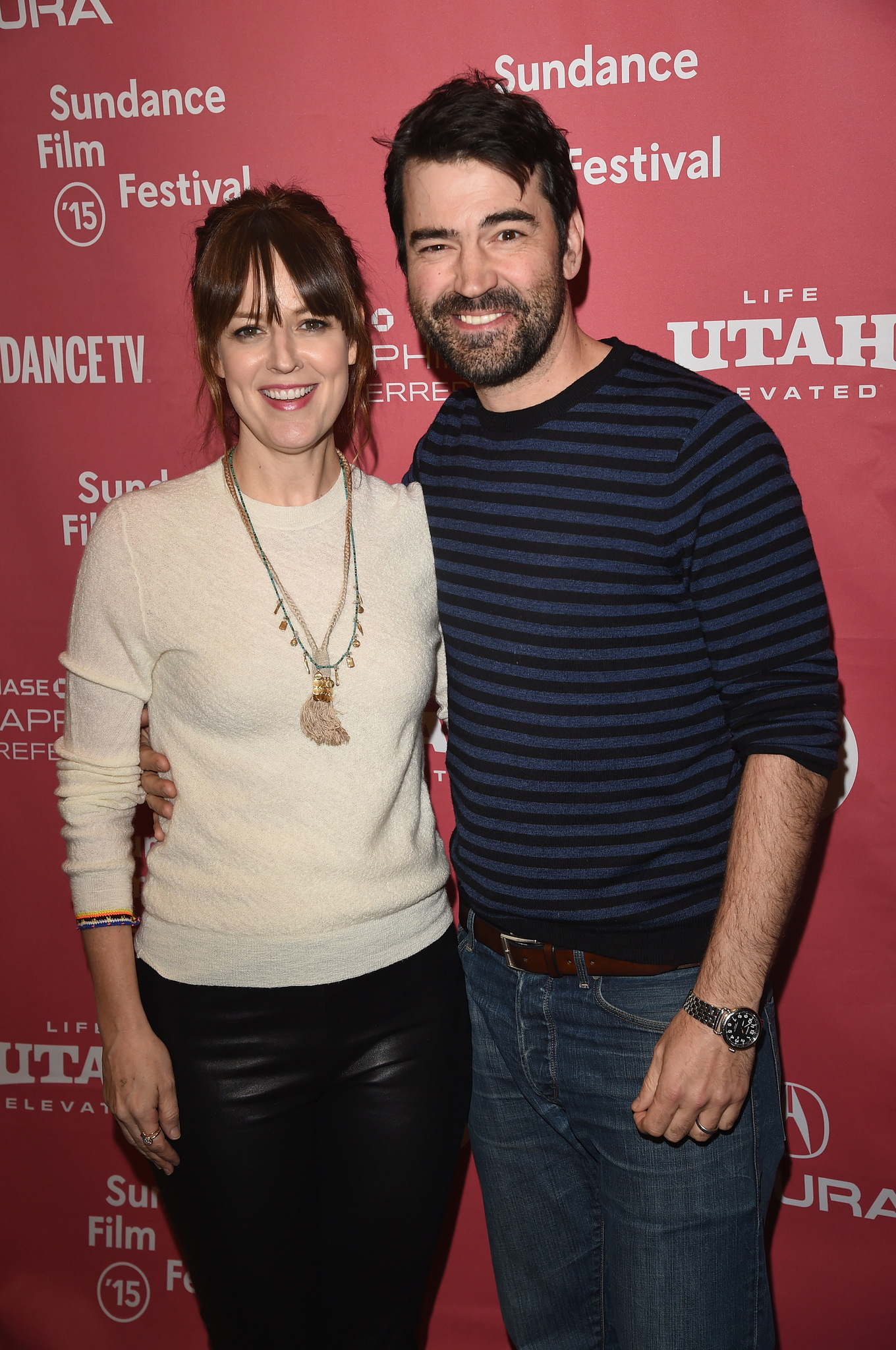 Ron Livingston and Rosemarie DeWitt at event of Digging for Fire (2015)