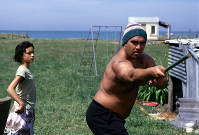 Grant as Rawiri from the film Whale Rider