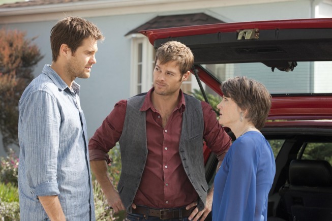 Still of Geoff Stults and George Stults in The Finder (2012)