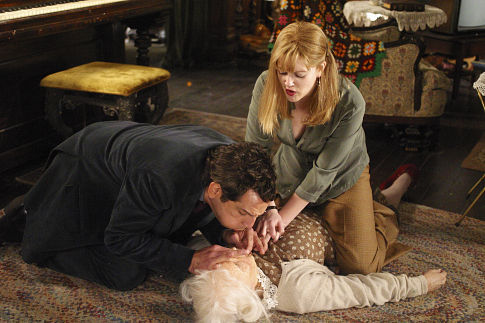 Still of Drew Barrymore, Ben Stiller and Eileen Essell in Duplex (2003)