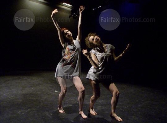 Delia Silvan (left) -Dancer/performer in Danceworks 