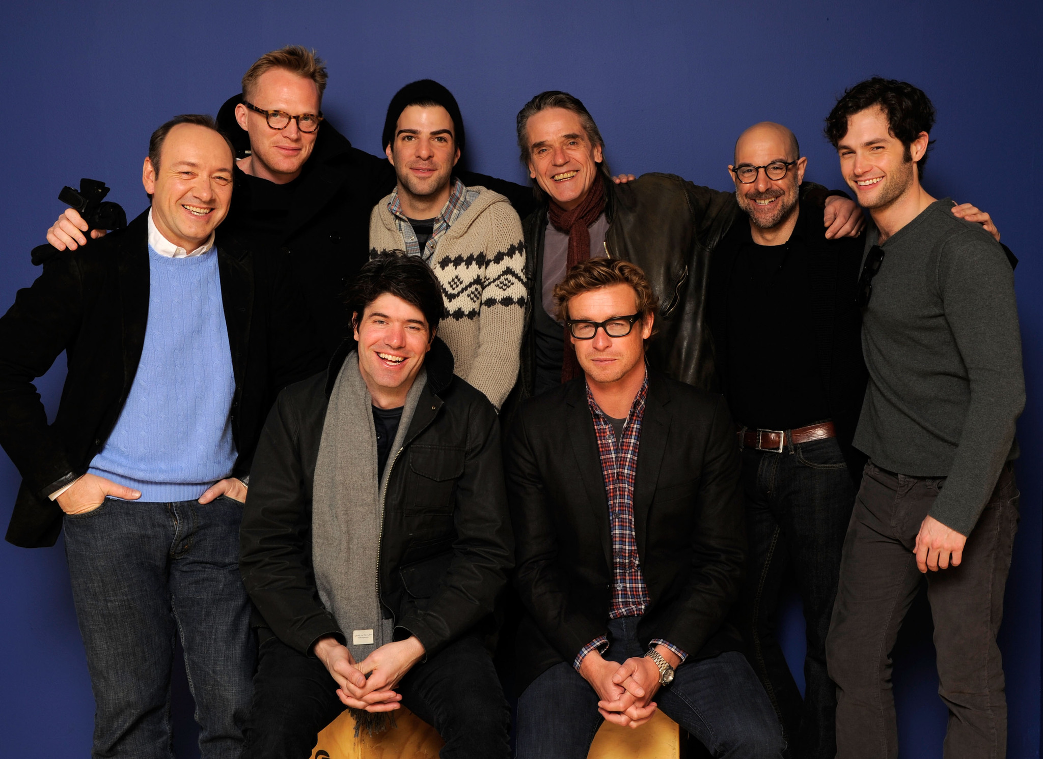 Kevin Spacey, Jeremy Irons, Stanley Tucci, Penn Badgley, Simon Baker, Paul Bettany, Zachary Quinto and J.C. Chandor