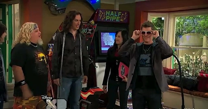 Greg Baker, Steve Valentine, and Preston Jones in Disney XD comedy, I'M IN THE BAND