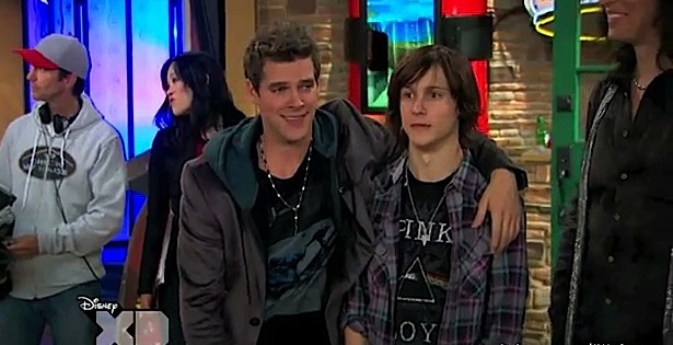 Preston Jones and Logan Miller in Disney XD show, I'M IN THE BAND