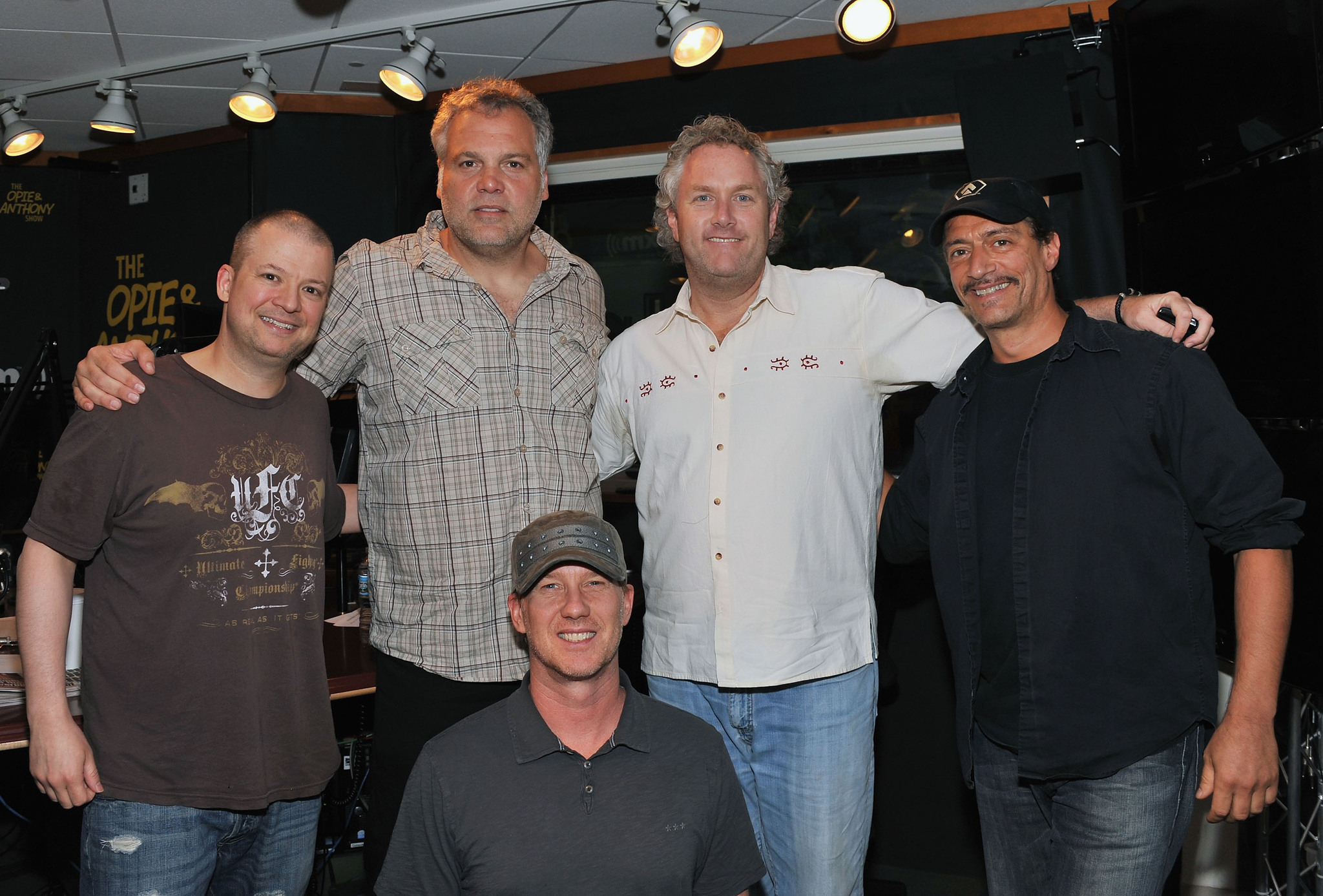 Vincent D'Onofrio, Jim Norton, Andrew Breitbart and Anthony Cumia