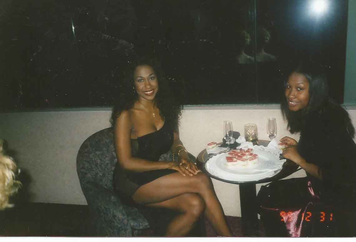 Top of the View Restaurant Marriot Marquis Hotel, NYC Times Square New Years Eve  with Racquel Commissiong.