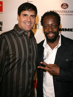 Wyclef Jean and Mark Cuban