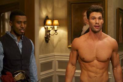 Still of Gavin Houston and Aaron O'Connell in The Haves and the Have Nots (2013)