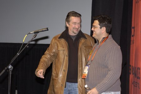 Sundance Film Festival Director Geoffrey Gilmore and director Alfredo de Villa at the World Premiere of 