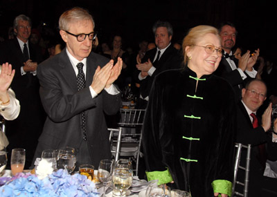 Woody Allen and Mathilde Krim