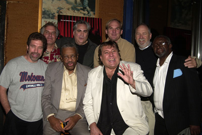 Jonathan Dana, Paul Justman, Alan Slutsky, Paul Elliot, Bob Babbitt, Jack Ashford, Joe Hunter and David Scott at event of Standing in the Shadows of Motown (2002)