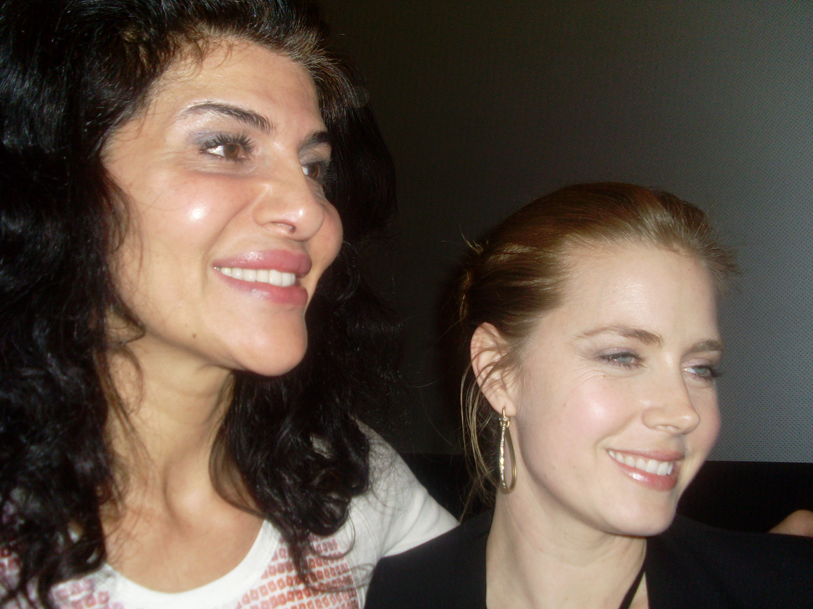 Naz Homa with Actress Amy Adams