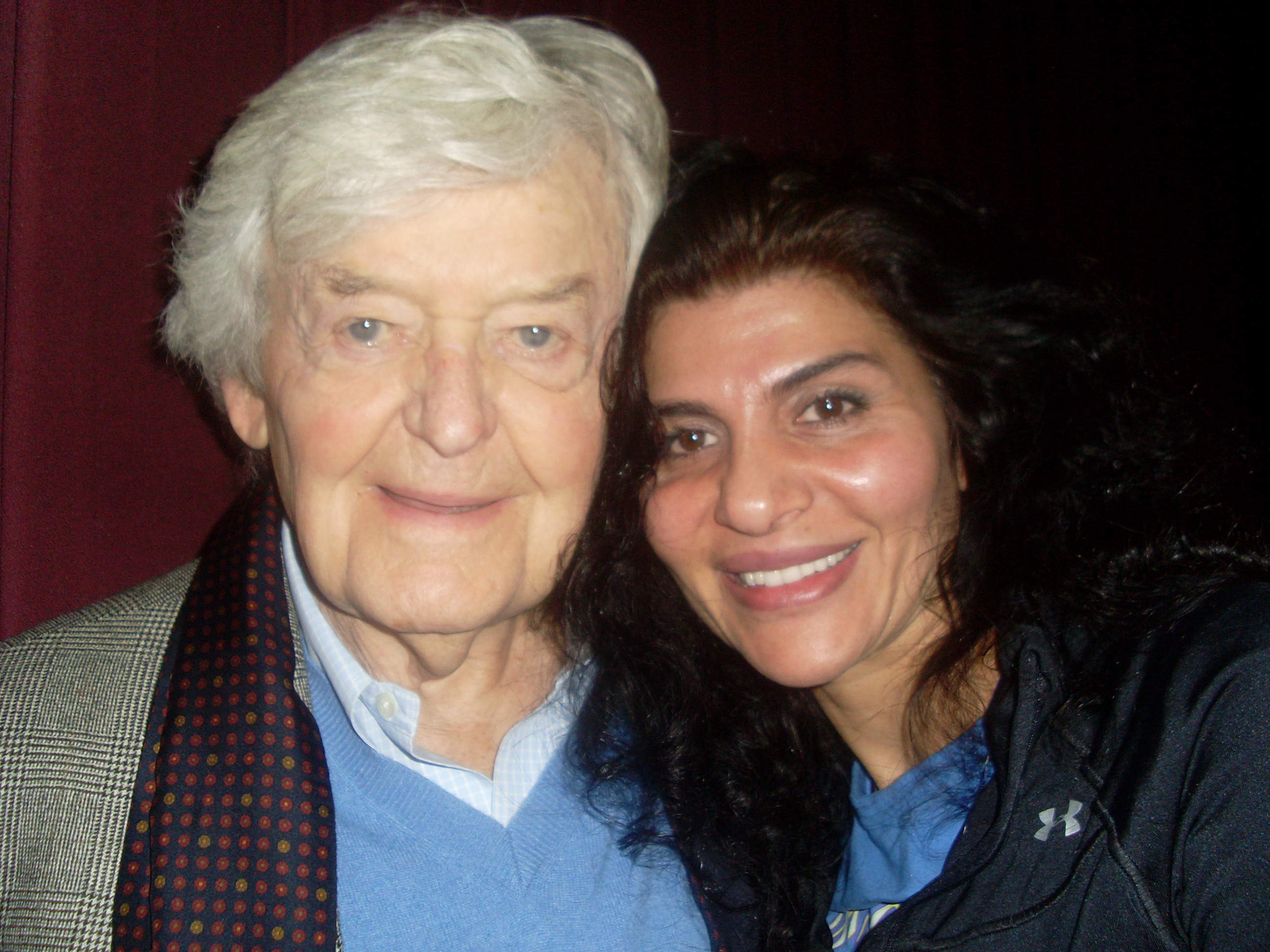 Naz Homa with Actor Director Hal Holbrook