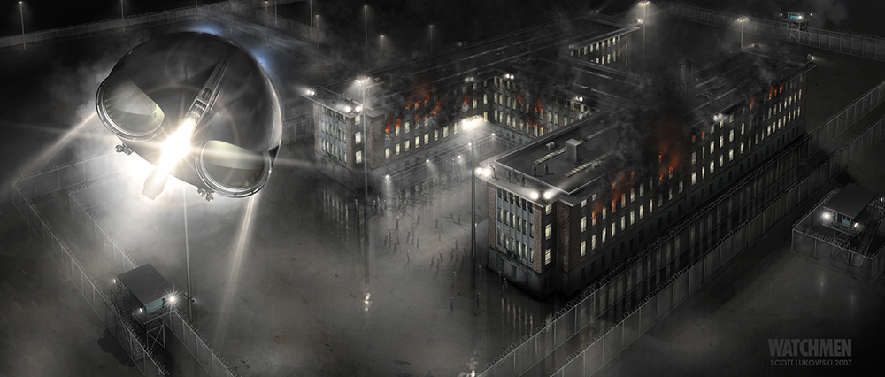 Watchmen concept art by Scott Lukowski.