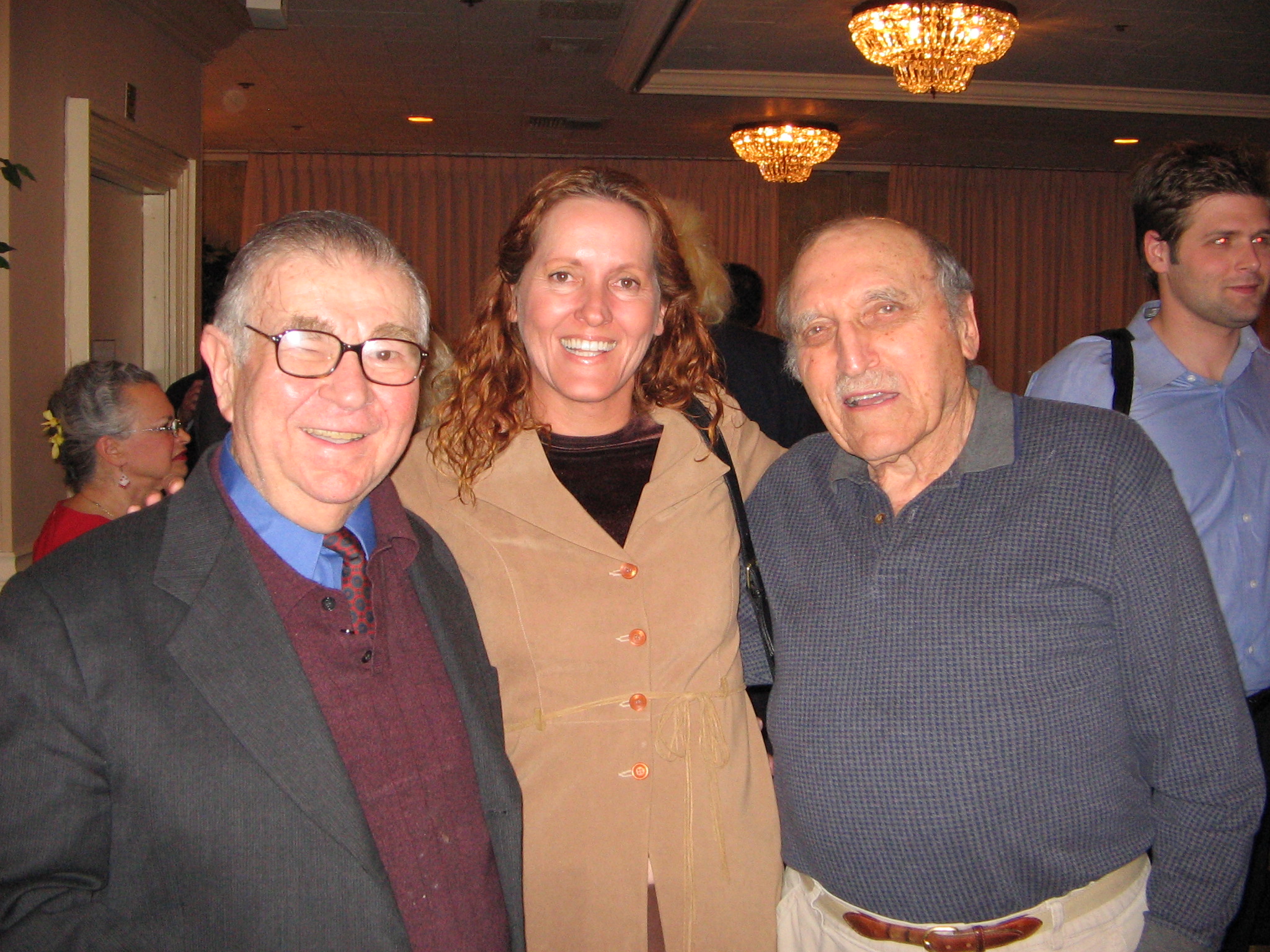 Marvin Kaplan, Sharon Jordan, and Len Lesser.