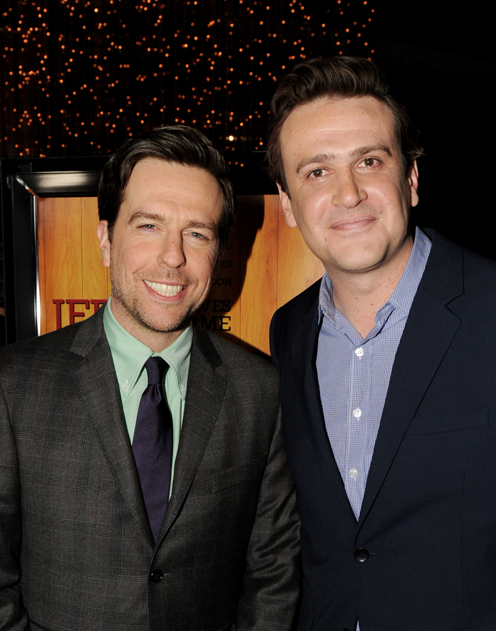 Jason Segel and Ed Helms at event of Jeff, Who Lives at Home (2011)