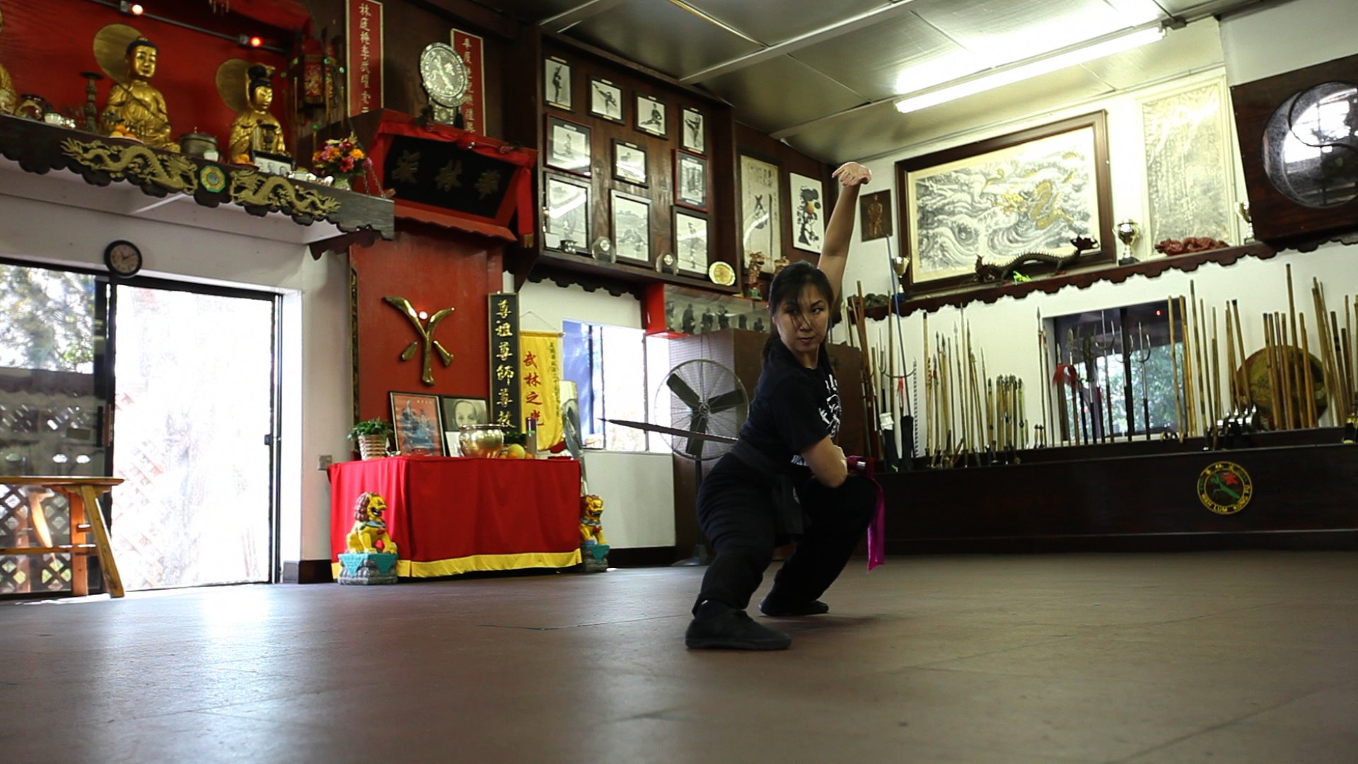 Production Still from Pui Chan: Kung Fu Pioneer
