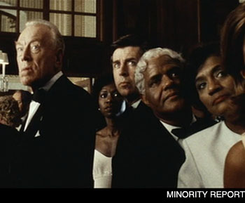 Appearing with Max Von Sydow in Minority Report