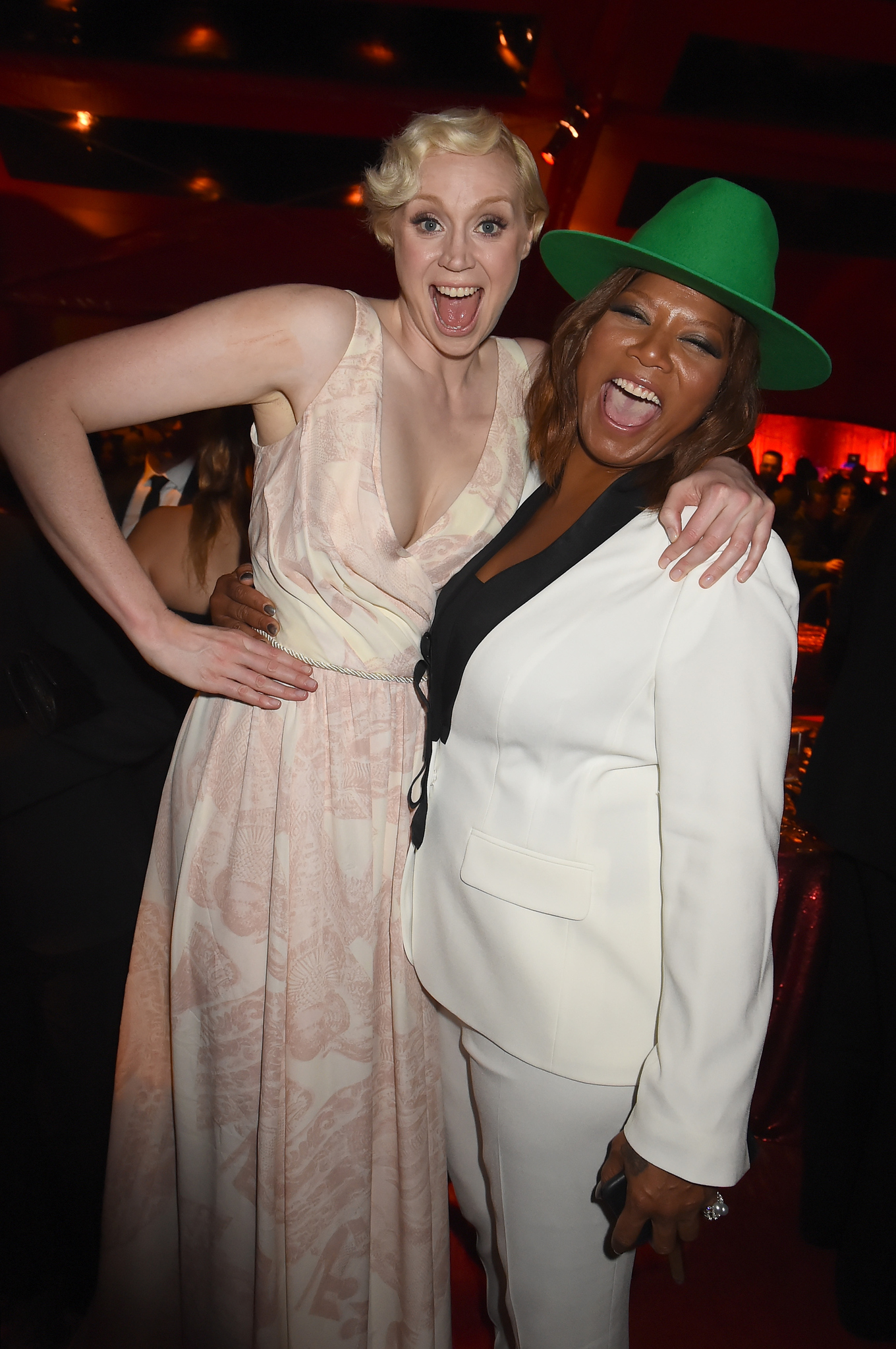 Queen Latifah and Gwendoline Christie at event of The 67th Primetime Emmy Awards (2015)