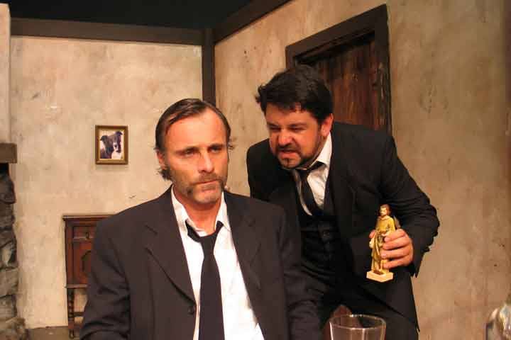 Timothy V Murphy and Kevin Kearns in The Lonesome West.