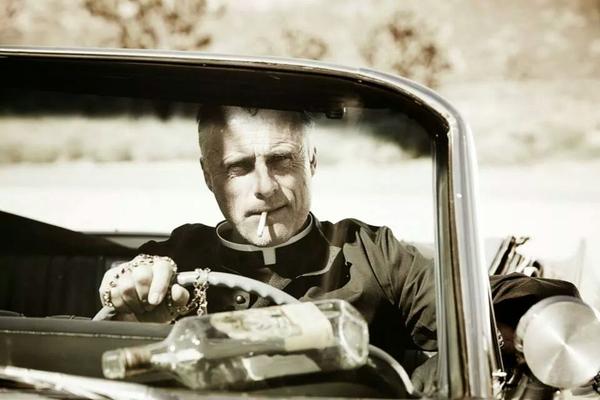 Timothy V Murphy as Father Babbot in Holy Roller.