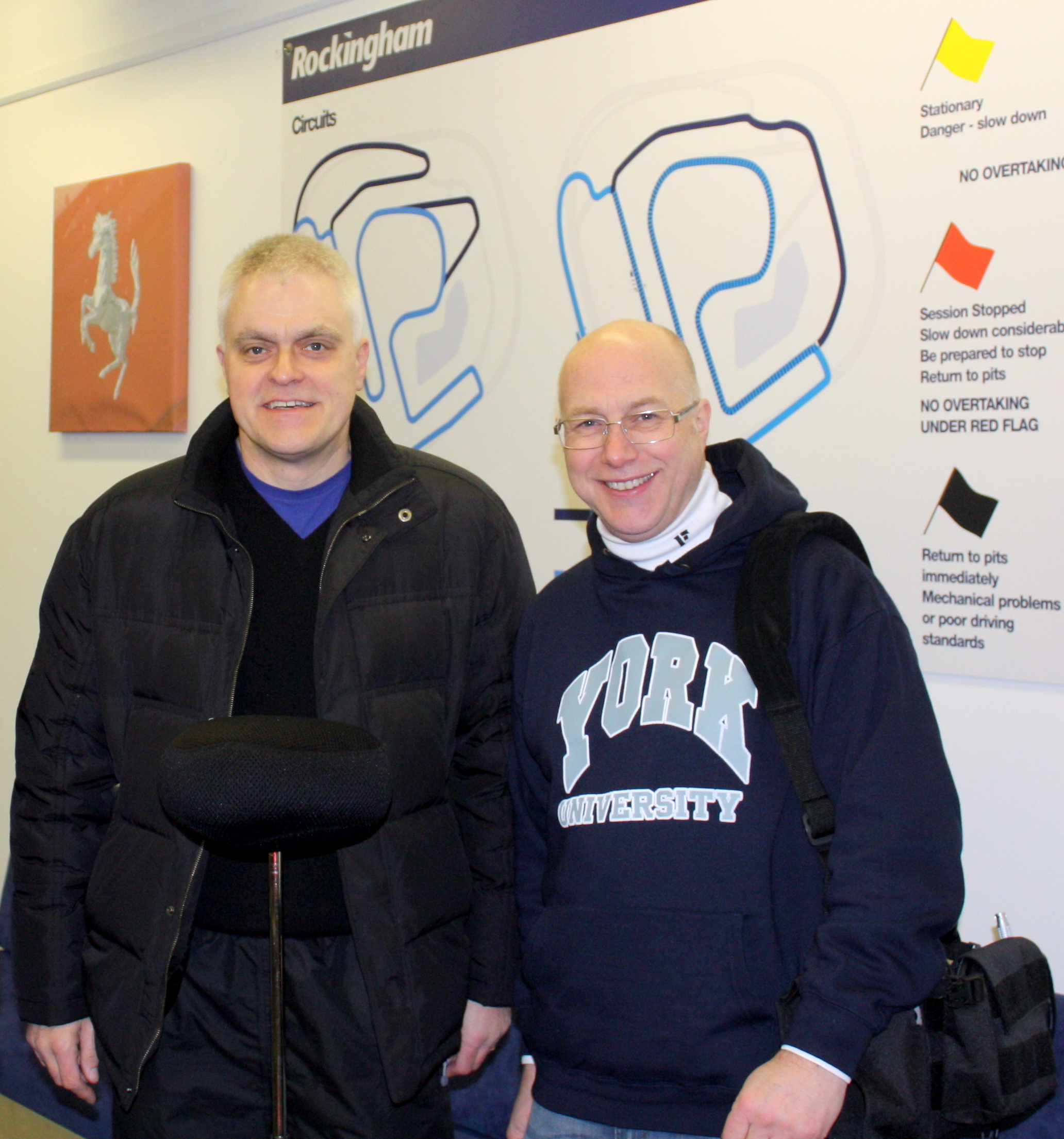 Neil Hillman with presenter Jon Bentley, recording native 5.1 on location for The Gadget Show test on domestic surround sound systems (15.2, TX February 21st 2011). Microphone: DPA 5100, Recorder/Mixer Sound Devices 788T.