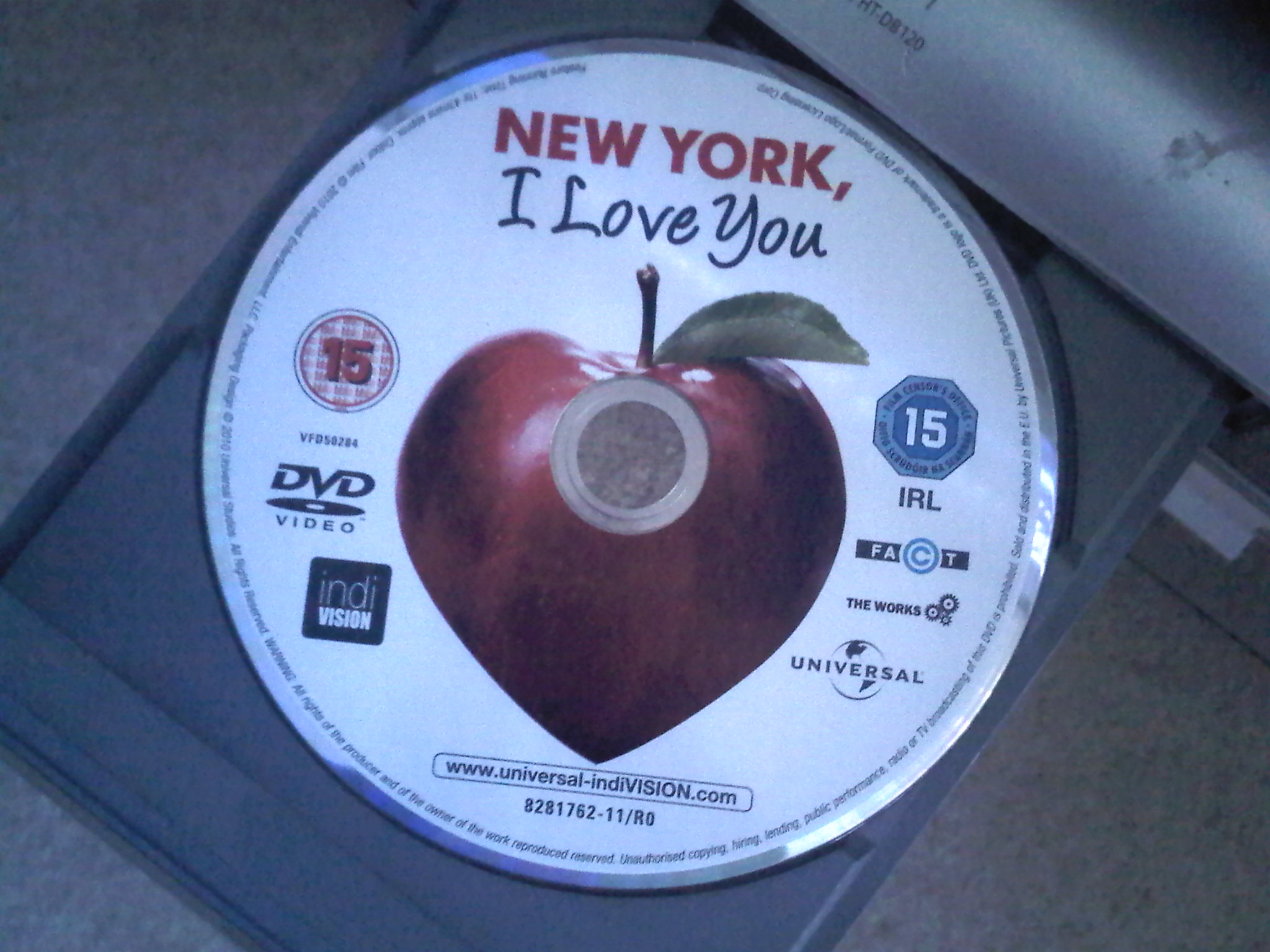 'New York I Love You' DVD launched in the UK, February 2011.