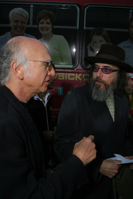 Larry Charles and Larry David at event of Sicko (2007)