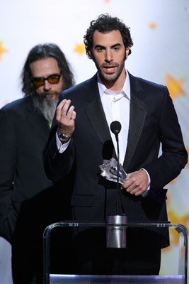 Sacha Baron Cohen and Larry Charles