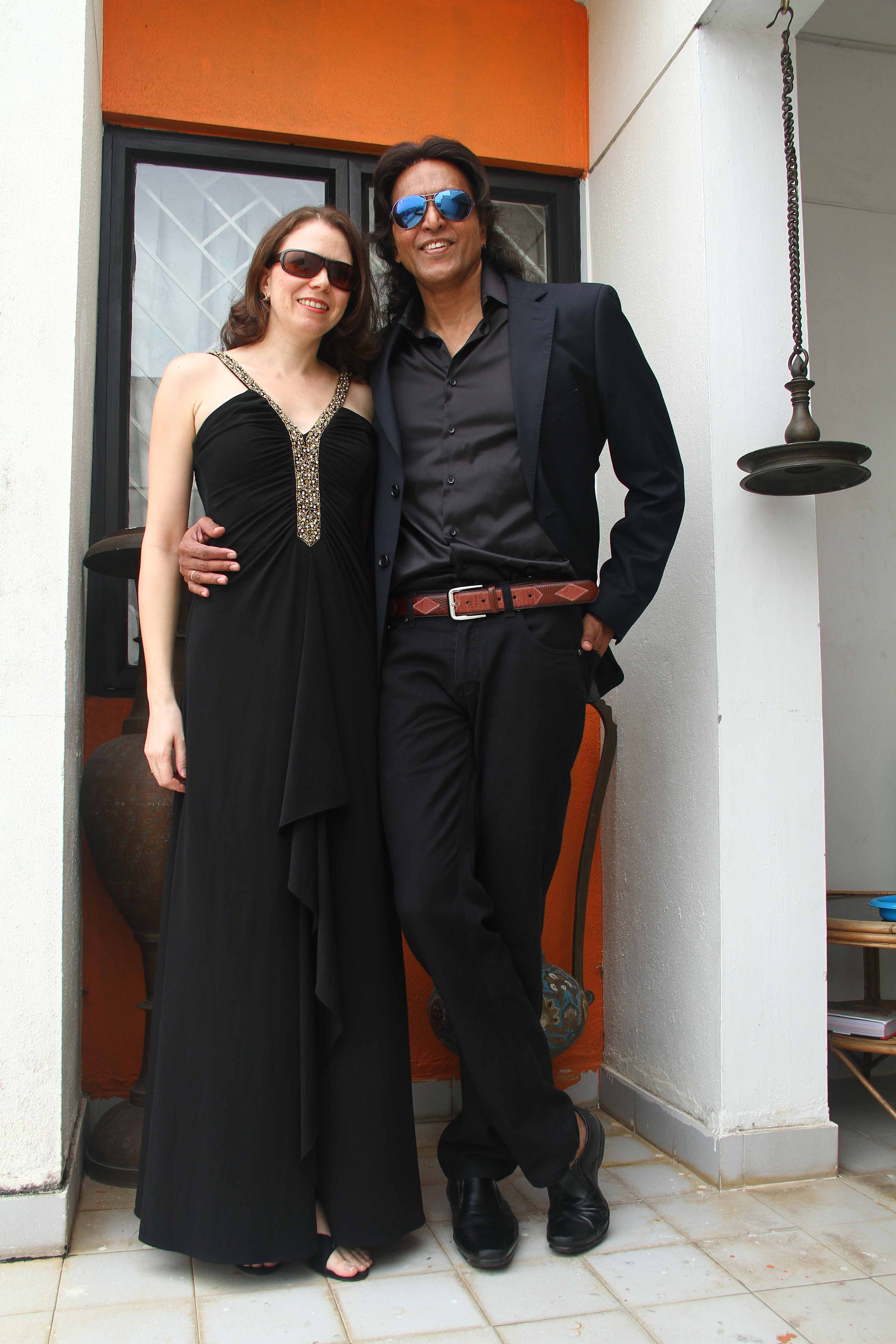 Myself and wife, for a news paper Interview.
