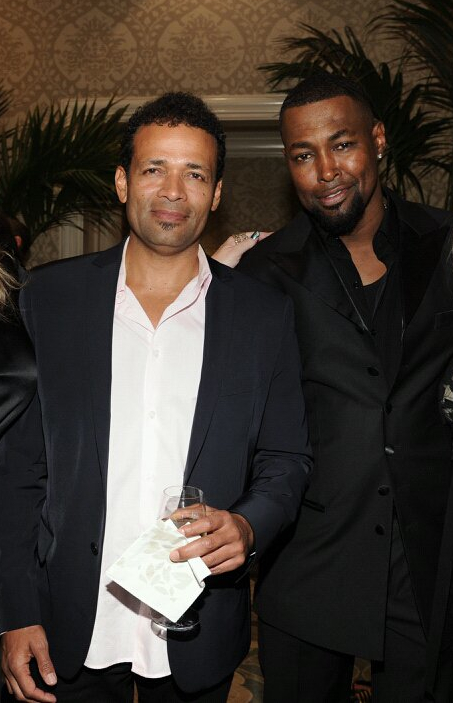 Actor/Director Mario Van Peebles & Writer/Producer Josef Cannon at The Artist & Athletes Alliance Gala in Beverly Hills