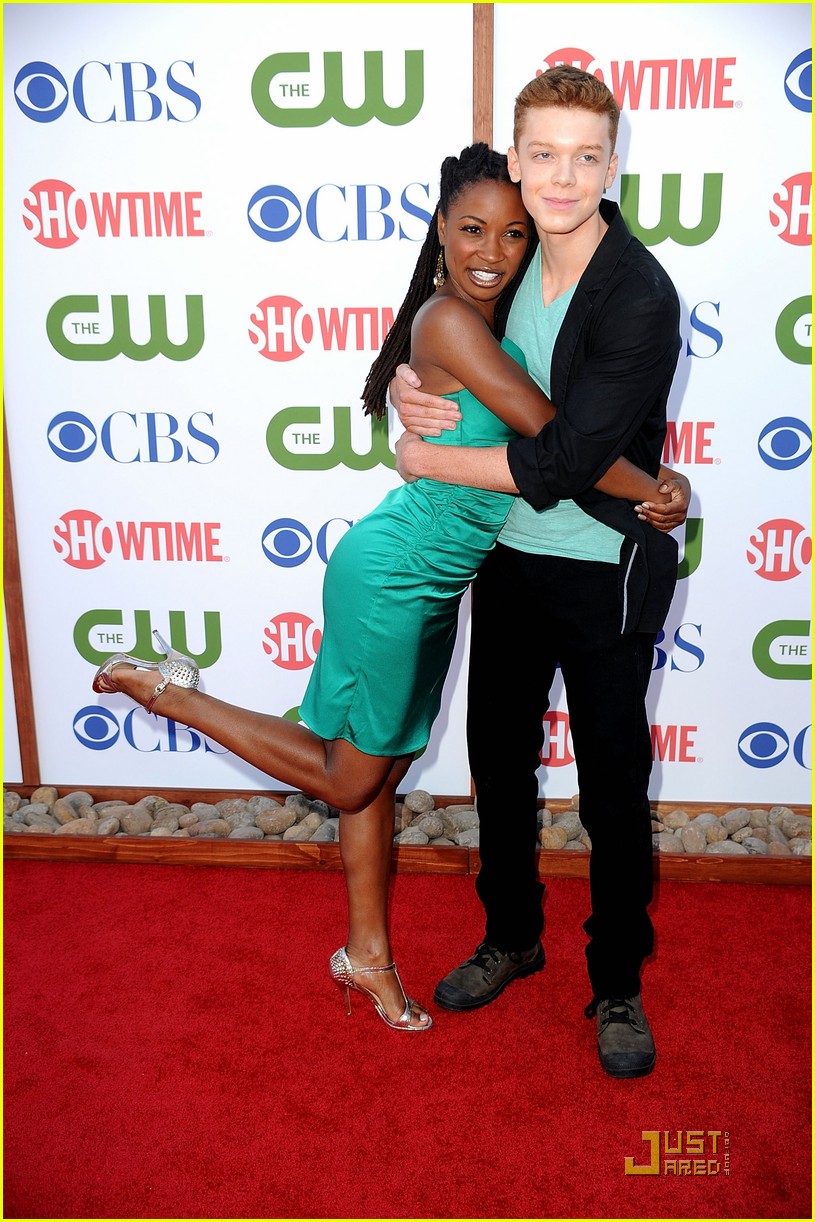Cameron Monaghan and Shanola Hampton at Showtime's 2011 Summer TCA Party at The Pagoda on August 3, 2011 in Beverly Hills, California