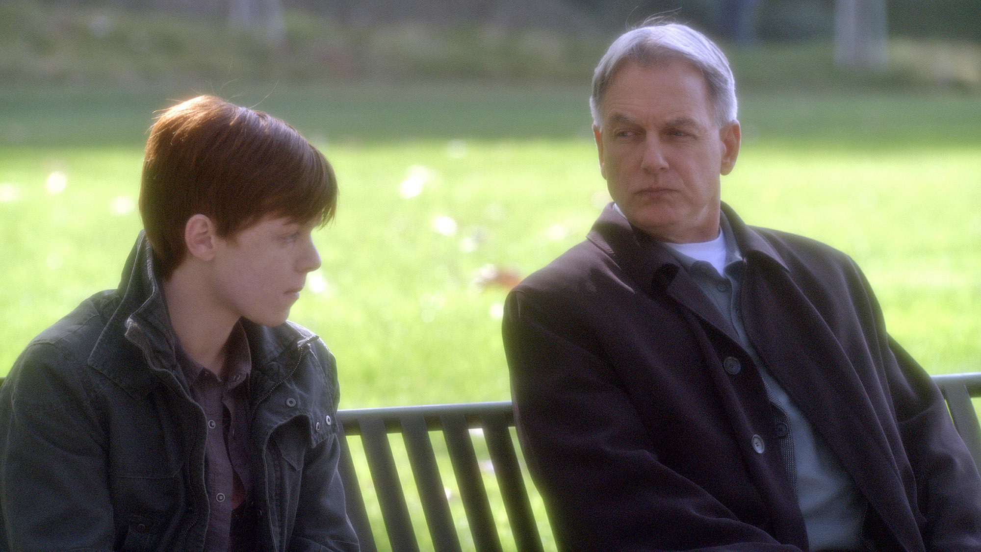 Still of Mark Harmon and Cameron Monaghan in NCIS: Naval Criminal Investigative Service (2003)